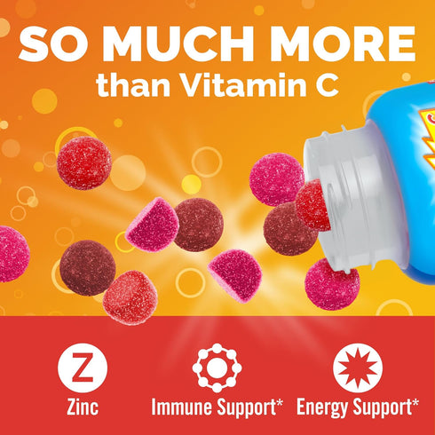 Immune Gummies Immune Gummies 44 Count Emergen-C Kidz Daily Support Dietary Supplements, Flavored with Vitamin C and B
