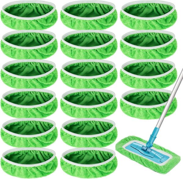 Unoutur Reusable Dry Sweeping Cloths Microfiber Wet Mop Pads Compatible with Swiffer Sweeper