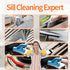 Set 14 Window Track Cleaner Tools - Pcs Window Groove Cleaning Brush Kit, Crevice Cleaning Brush for Sliding Door