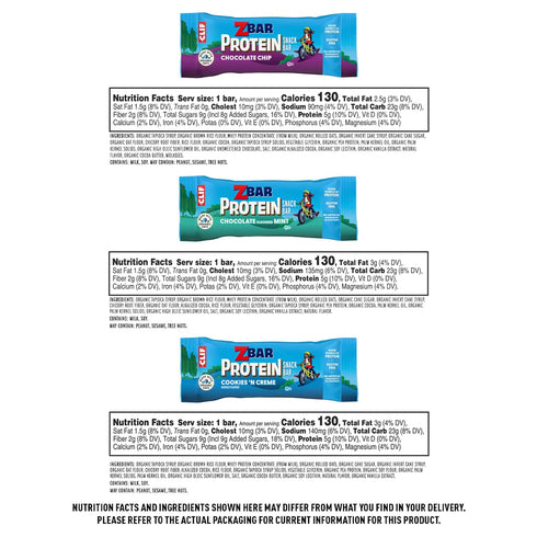 Pack (16 Pack) Zbar and Zbar Protein - Variety - Made with Organic Oats - Non-GMO - Soft-Baked Energy Snack Bars