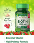 Nature's Truth Ultra Biotin 5000mcg, 78 Fast Dissolve Tablets for Hair, Skin & Nails, Natural Berry Flavor