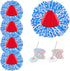 5 Pack Spin Mop Heads Replacement, Blue RinseClean Spin Mop Refill for Ocedar 2 Tank System Triangle Mop-Head