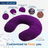 SunnyBay Microwave Heating Pad, Microwavable Heated Neck Pillow for Moist Hot Therapy, Aromatherapy, 2.5 lbs, Purple