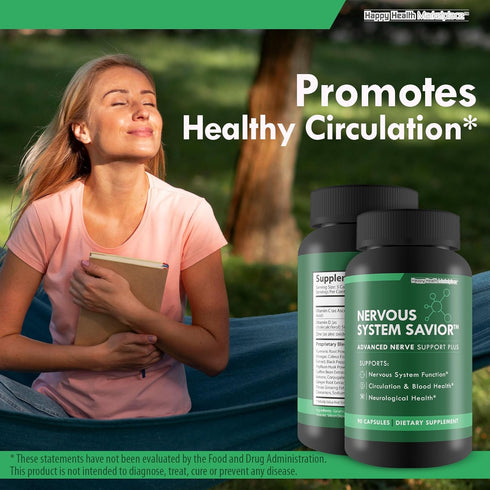 Nervous System Savior - Advanced Nerve Support - Our Best Nerve Support Supplement for Natural Nerve Health - Nerve