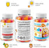 Vitamin D3 Gummies for Kids & Adults 2000 IU - Vegetarian Gelatin-Free Immune Support D3 Gummies, 60 Count