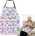 Sorcristy Adult Bib for Women, Reusable Adult Bibs for Eating with Crumb Catcher, Adjustable Bib Clothing Protectors