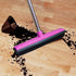Multifunction Floor Sweeper - Squeegee Edge Cleaning Tool for Floors and Carpets (Pink)