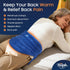 Pack Hilph Heating Pad for Back Microwavable, Extra Large Microwave Heated with Moist Heat for Lower Back Pain Relief