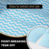 2 Pack Upgraded Reusable Cleaning Cloths, Extra Thick Durable Disposable Kitchen Dish Towels, Blue