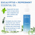 MOXE Breathe Eucalyptus & Peppermint Shower Mist - 4 Ounces, Natural Essential Oils for Aromatherapy