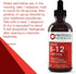 Protocol Liquid B-12 5,000mcg - Nervous System Support, Dairy Free & Vegan Vitamin B Liquid, 4 fl oz