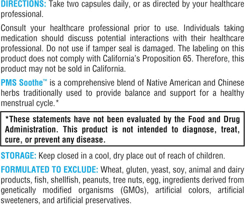 XYMOGEN PMS Soothe Cycle Support Supplement for Women - Vegan & Gluten Free with Dandelion Root, Ginger Root, Licorice