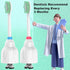 Replacement Heads for Philips Sonicare E Series Electric Toothbrush, 4 Pack for HX7023/64, HX7023/30, White