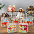 H1vojoxo 24PCS 7.9x3.2x7.9 Inches Capy Birthday Gift Bags - Cappy Clear PVC Gift Bags with Handle Reusable Capy Time