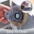 Stainless Steel Scrubber with Soap Dispensing Handle, Heavy Duty Pot Scrubber, Gray