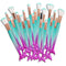 NICEMOVIC Kids Makeup for Girls, 20PCS Princess Makeup Brushes Set, Foundation Eyebrow Eyeliner Blush Tools
