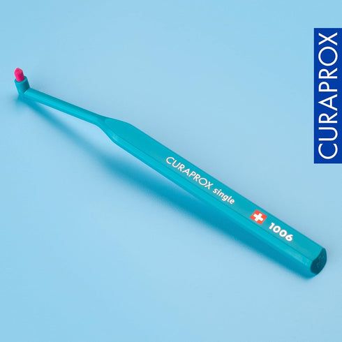 Curaprox CS 1006 Toothbrush for Implants, Braces & Gum Line Care, Special Tuft