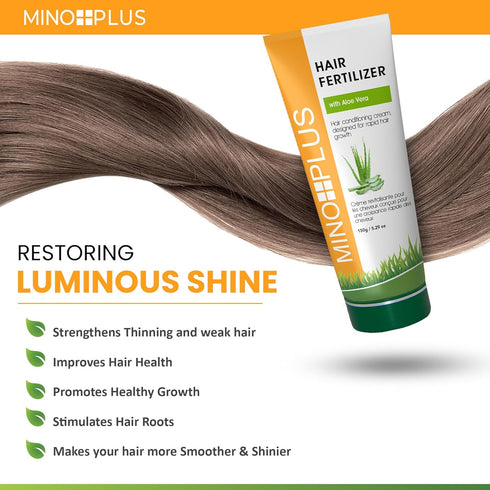 Organic Hair Fertilizer, 150g - Formulated to Prevent Hair Loss with Carrot Oil