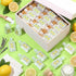 Leinuosen 36 Sets 1oz Summer Amalfi Coast Wedding Party Favors for Guests Mini Hand Sanitizer with Organza Bags