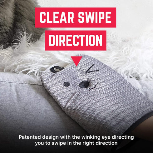 Pet Hair Removal Glove - Reusable Cat and Dog Hair Brush Glove, Fur and Lint Remover for Car Seat, Clothes, Furniture,