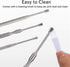 Geengle 3 Pcs Ear Pick Earwax Removal Kit, Ear Wax Remover Tool Set with Cleaning Brush and Storage Box