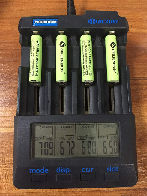 Solar Light Batteries AAA NiMH 600mAh 1.2V Rechargeable for Garden Solar Lights and Remotes (20 Pcs)