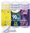 HHXI 90Ct Aromative Toilet Brush Refills, Toilet Bowl Cleaner Refills, Double-Layer Cleaning Pads