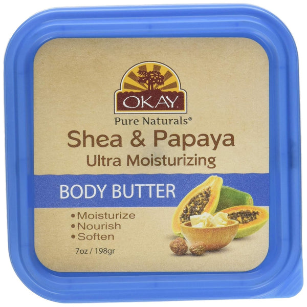 OKAY SHEA and PAPAYA Ultra Moisturizing Body Butter, 7 oz