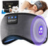 TOPOINT Sleep Mask Headphones with Wireless Bluetooth 5.3, Eye Mask with White Noise for Sleeping, Timer, 14 Hours for