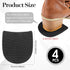 IANFAN 2 1/5 Inch (5 mm) Pairs Shoe Repair Rubber Heels, Anti-Slip shoe heel repair kit Cuttable Boot Heel Replacement