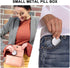 Metal Pill Case for Purse Pocket - Waterproof Pill Container Daily Pill Box Portable Medicine Organizer for Pills/Vitamin/Fish Oil/Supplements, Silver Medium Pill Box