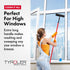 Tyroler Professional Window Squeegee Kit, 12"-80" Long for Indoor & Outdoor Window Cleaning, 2-in-1 Tool