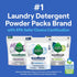 Packs, 45 Count Seventh Generation Laundry Detergent Free & Clear, Made for Sensitive Skin