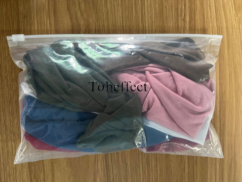 Tobeffect Headbands for Women, Non Slip Turban Headband, Boho Wide Hair Wraps Accessories, 8 Pack Solid Colors