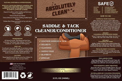 Saddle Soap Spray - Premium Leather Cleaner & Conditioner