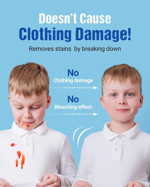 Stain Remover for Home Cleaning, Easily Removes Blood, Wine, Carpet, Grass, Pet Stains, Laundry Stain Cleaner (5 fl oz)