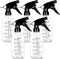 Youngever 5 Pack 8 Ounce Empty Glass Spray Bottles with Measurements for Hair & Cleaning Solutions