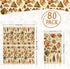 Kamiilah 80 Pack 4.37.8 Inch Of Vintage Conch Napkin Disposable Guest Napkin Marine Shell Daily Household Kitchen