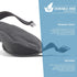 Lewis N. Clark Men's Travel Comfort Eye Mask, Adjustable Straps, Black, 1 Count