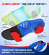 240+lbs Plantar Fasciitis Insoles for Men Women, Comfort Heavy Duty High Arch Support for Pain Relief, Work Boot Shoe