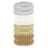Kitsch Spiral Hair Ties for Women, No Crease Hair Tie, 8 pcs in Blonde