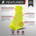 Sleeve Stars Ankle Support for Ligament Damage, Plantar Fasciitis & Achilles Tendonitis Pain Relief, Compression Strap