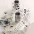 10 Rolls Traditional Chinese Style Nail Foil Transfer Stickers, Ink Painting Characters for Nail Art Decorations