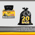 Svel 42 2 (20 33" 48" Commercial, Heavy Duty Industrial Contractor Bags gallons Mil Bags) - x Thick and Tough Trash Bag