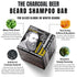 Professor Fuzzworthy's Gentlemen's Activated Charcoal & Beer Beard Shampoo Bar for Normal, Dry, Oily Hair, 4.2 Ounce