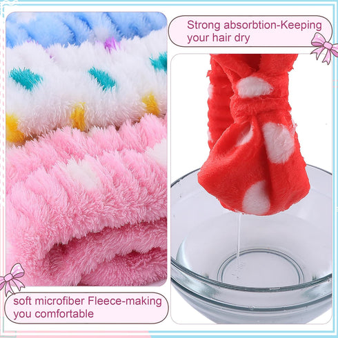 WSYUB Skincare Headband, 6pcs Headband for Washing Face, Spa Headband, Makeup Headband