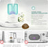 Set, 2 GLOWELLE Menstrual Disc and Sterilizer Mini Period Disc/Cup Steamer Cleaner with Soft Reusable Menstrual