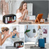 Initial Clear Makeup Bag Organizer for Women, Travel Toiletry Bag, Cosmetic Essentials Gifts for Mom, Teacher,