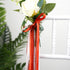 Terracotta Ribbon, 3/8 Inch Burnt Orange Satin, 6 Rolls Assortment Thin Ribbon for Crafts, Wedding, Baby Shower