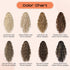SEIKEA 18" Long Claw Ponytail Extension - PT002 Tia Multi Layered Wavy Curly Hair in Ash Blonde